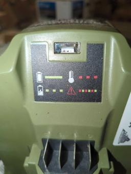 Green Machine 62V Charger with Cooling Fan, Retail Price $99, Appears to be Used, What You See in