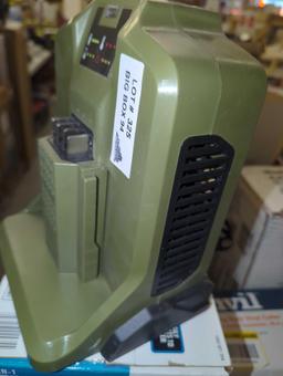 Green Machine 62V Charger with Cooling Fan, Retail Price $99, Appears to be Used, What You See in
