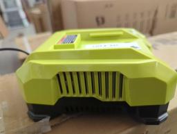 RYOBI 40V Lithium-Ion Rapid Charger, Model OP406VNM, Retail Price $119, Appears to be Used, What You