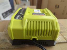 RYOBI 40V Lithium-Ion Rapid Charger, Model OP406VNM, Retail Price $119, Appears to be Used, What You