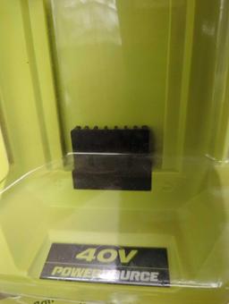 RYOBI (Tool Only) 40V 300-Watt Power Source (Tool Only), Retail Price $99, Appears to be New in Open
