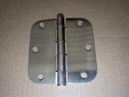 Box Lot of Onward 3 in. x 3 in. Brushed Nickel Full Mortise Butt Hinge with Removable Pin, Retail