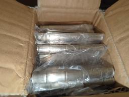 Box Lot of Onward 3 in. x 3 in. Brushed Nickel Full Mortise Butt Hinge with Removable Pin, Retail