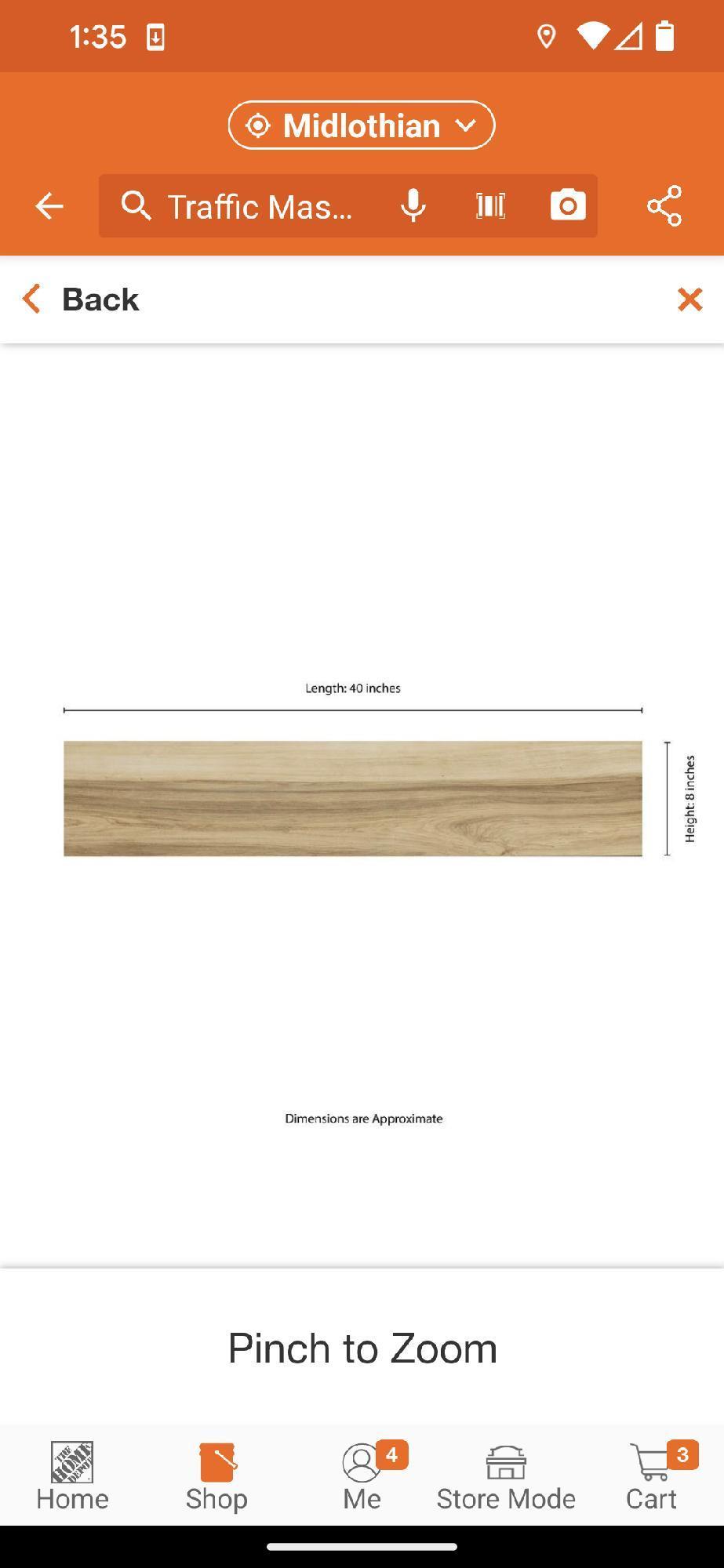 Pallet Lot of 16 Ansley Cafe 8 in. x 40 in. Matte Porcelain Floor and Wall Tile (15.54 sq.