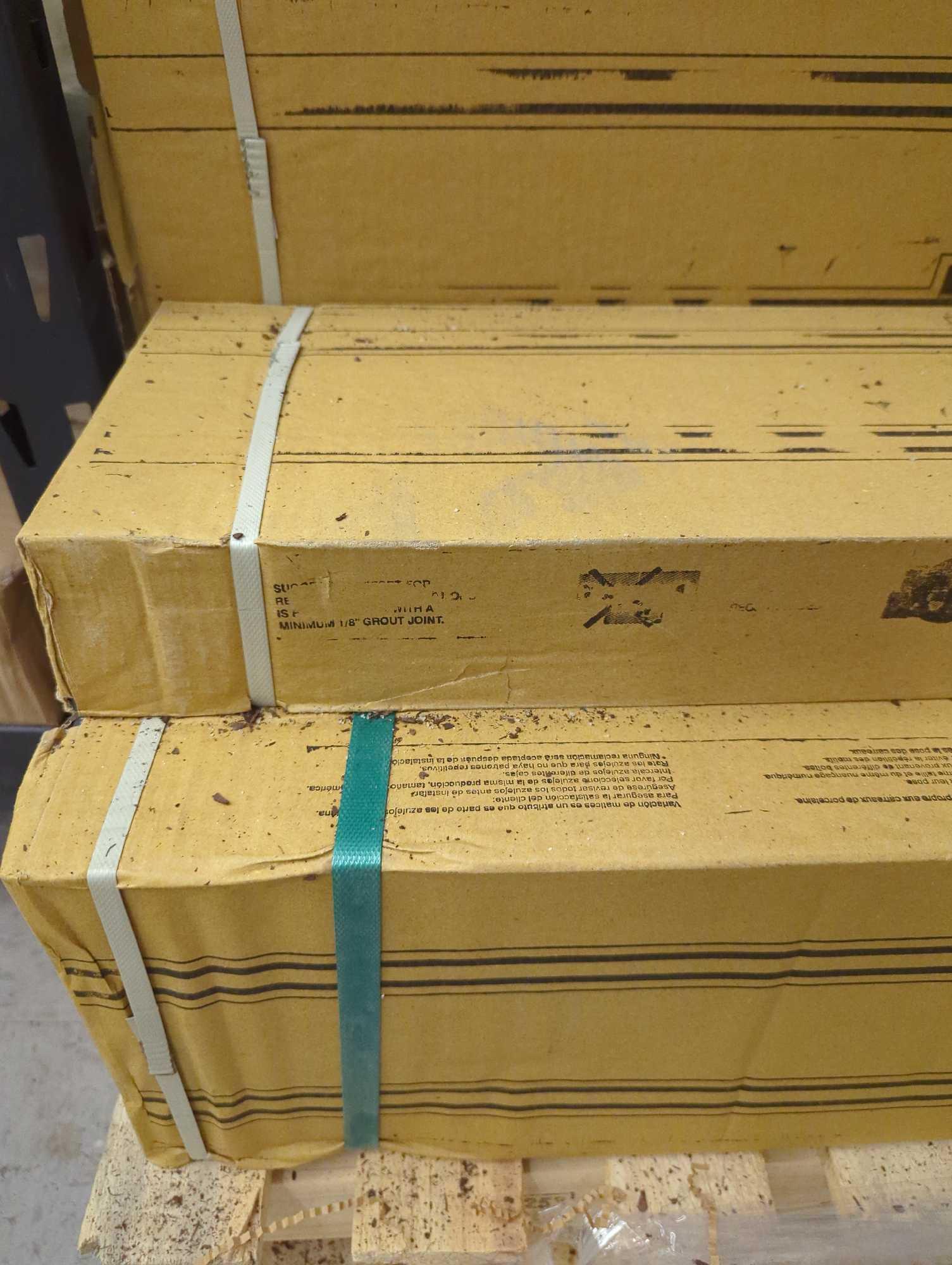 Pallet Lot of 16 Ansley Cafe 8 in. x 40 in. Matte Porcelain Floor and Wall Tile (15.54 sq.