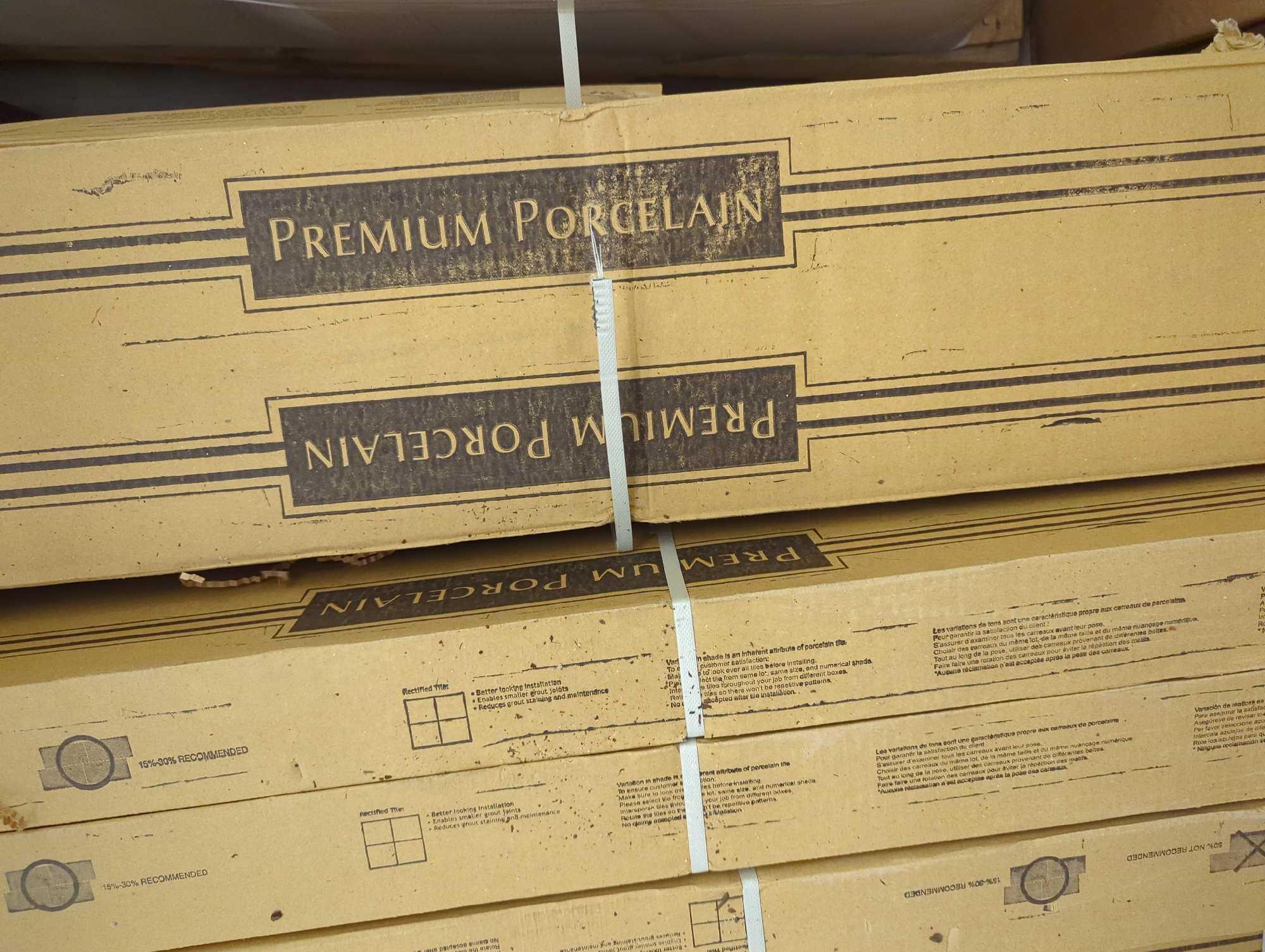 Pallet Lot of 16 Ansley Cafe 8 in. x 40 in. Matte Porcelain Floor and Wall Tile (15.54 sq.