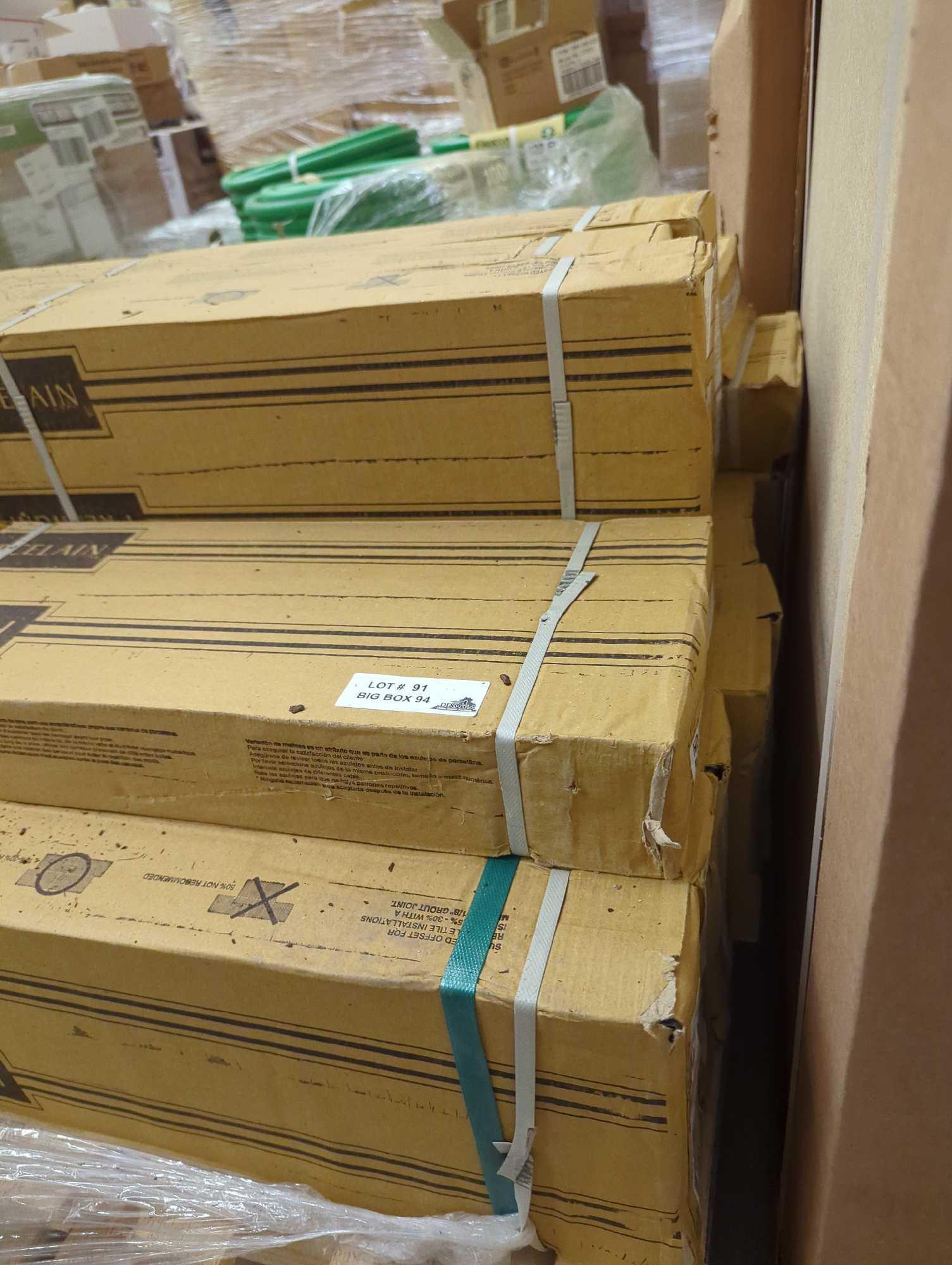Pallet Lot of 16 Ansley Cafe 8 in. x 40 in. Matte Porcelain Floor and Wall Tile (15.54 sq.