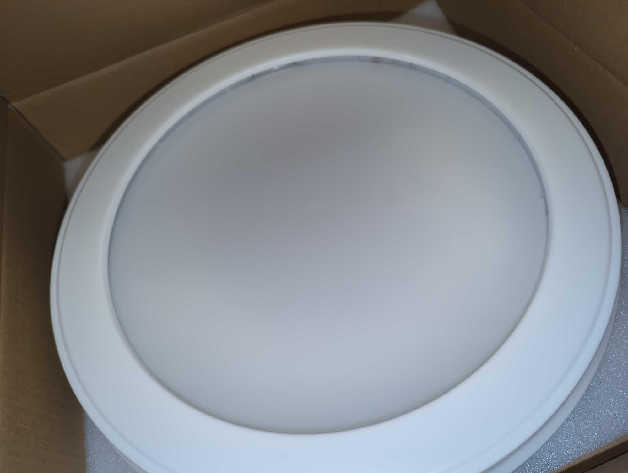 Broan-NuTone Roomside Series Decorative White 80 CFM Ceiling Bathroom Exhaust Fan with Round LED