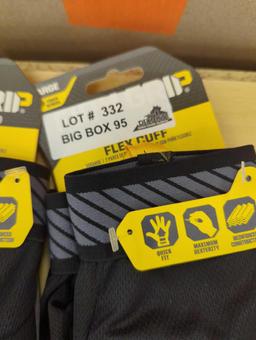 Lot of 2 FIRM GRIP X-Large Flex Cuff Outdoor and Work Gloves (2-Pack), Total of 4 Pairs Appears to