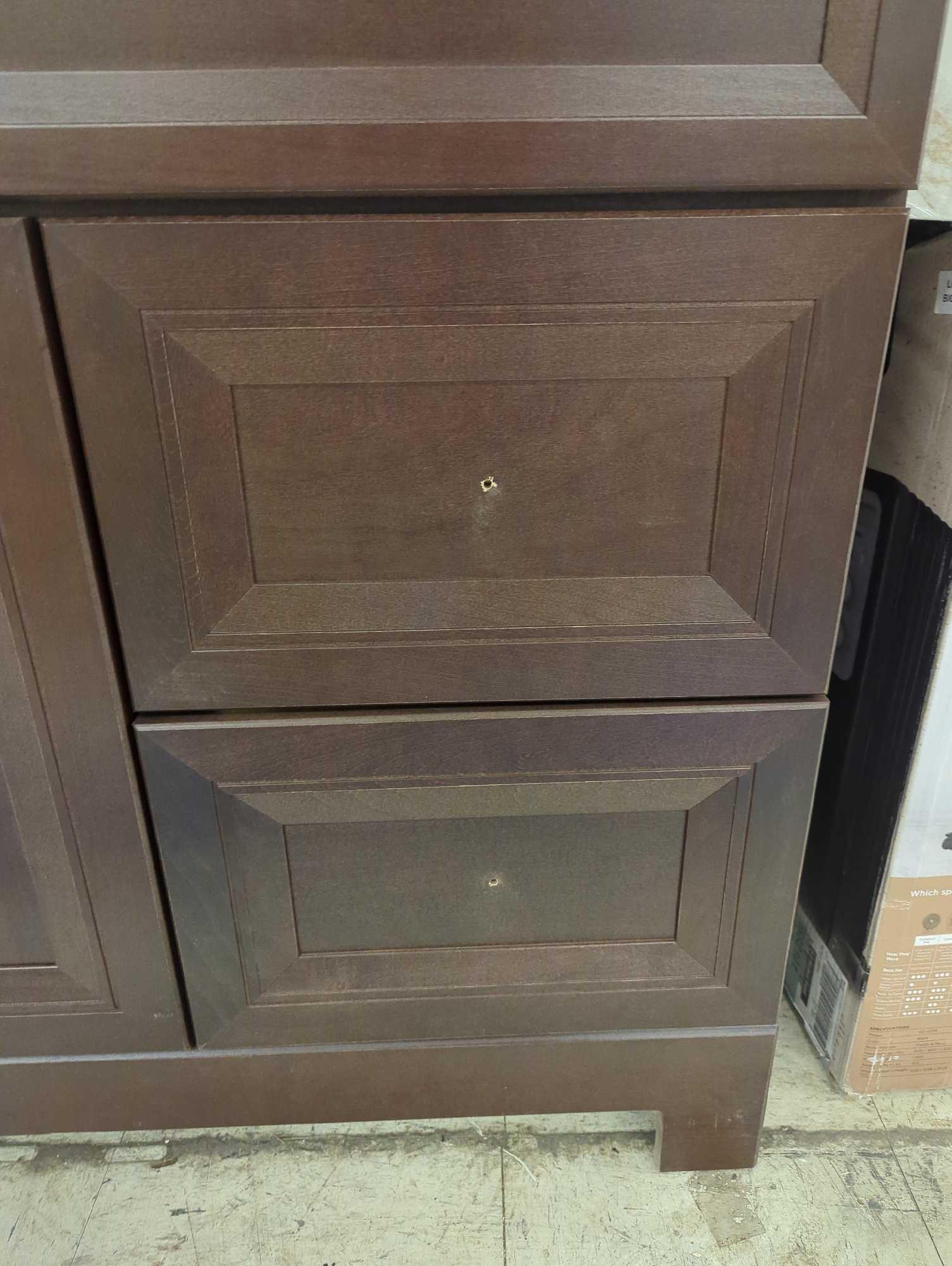 (Has Some Mi or Damage) Home Decoraters Collection (Paint Chips under Right Cabinet Door) Sedgewood