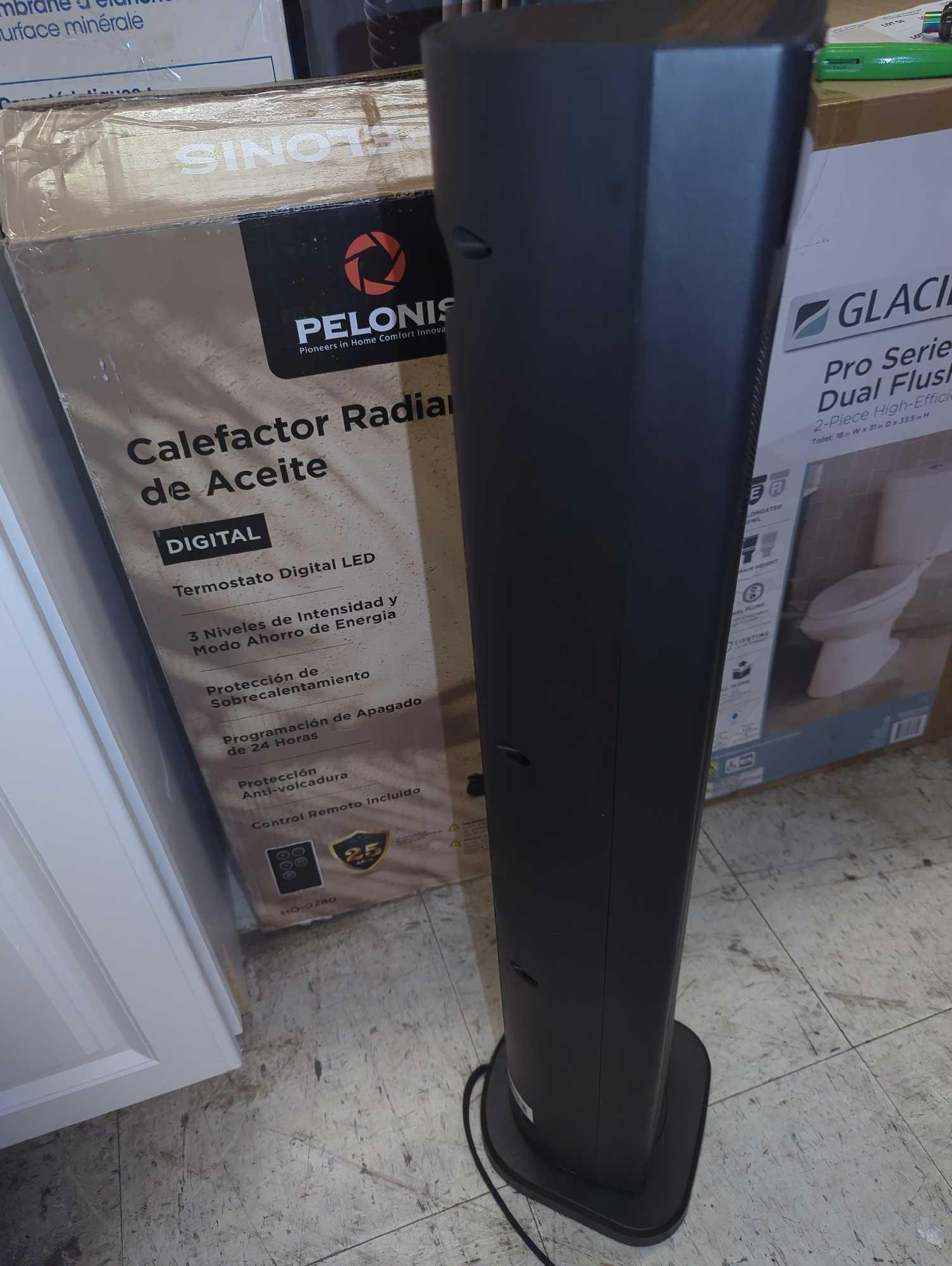 Pelonis (Parts) 30 in. 1500-Watt Digital Tower Ceramic Heater, Model PHT30D7BBB, Retail Price $99,