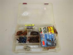 Tackle Box and contents including various fishing lures. Comes as is shown in photos. Appears to be