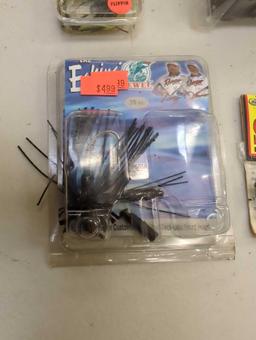 Tackle Box and contents including various fishing lures. Comes as is shown in photos. Appears to be