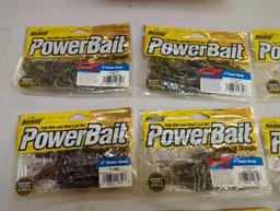 Lot of 2 small boxes includes all power baits lures. Comes as is shown in photos. Appears to be