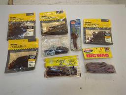 Contents of box includes fishing various fishing power baits. Comes as is shown in photos. Appears