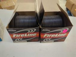 Lot of 2 boxes of FireLine fishing line. Comes as is shown in photos. Appears to be used.