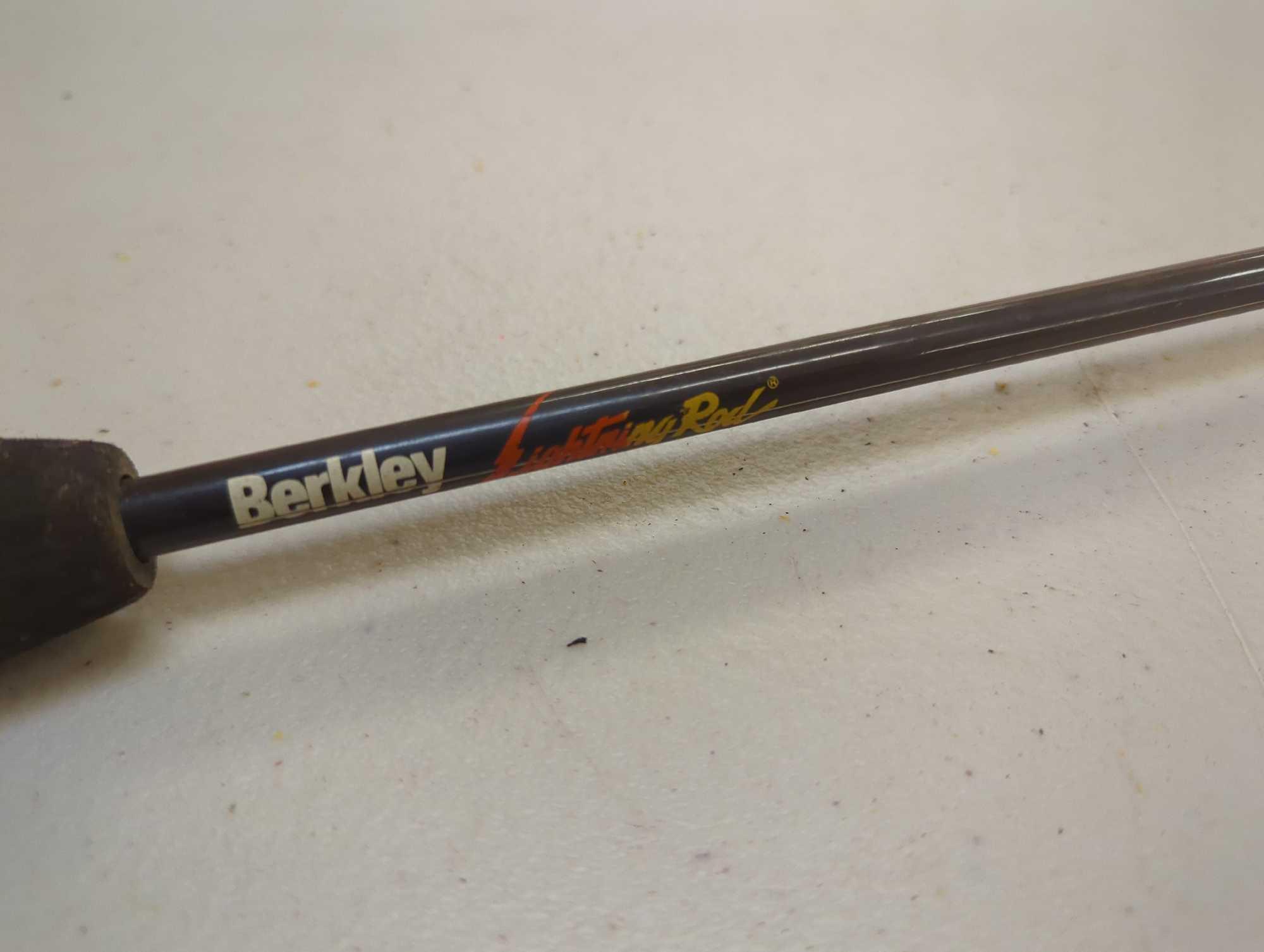 Berkley 5'6" Lightning Rod, Medium action, 100% graphite with solid polymer tip. Lure 1/4 - 5/8