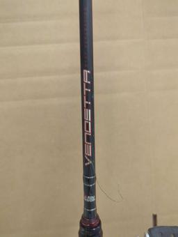 Abu Garcia Vendetta Next Generation 30 ton Graphite 7'3" heavy action Model # VNTC73-7 01K13BK Lure