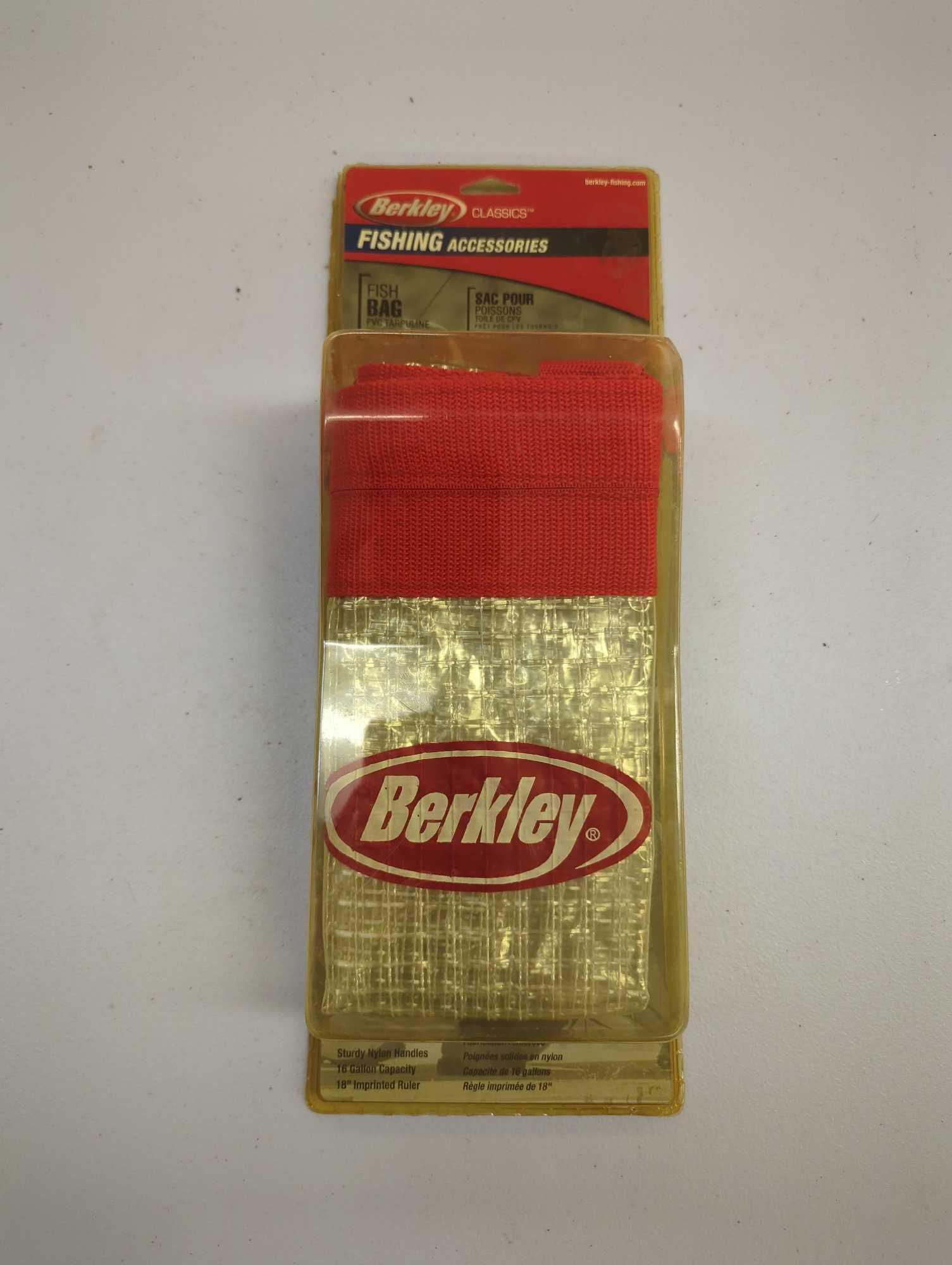 Berkeley Fish Bag, PVC Tarpuline, Tournament Ready, Fishing Accessory. Comes in unopened packaging