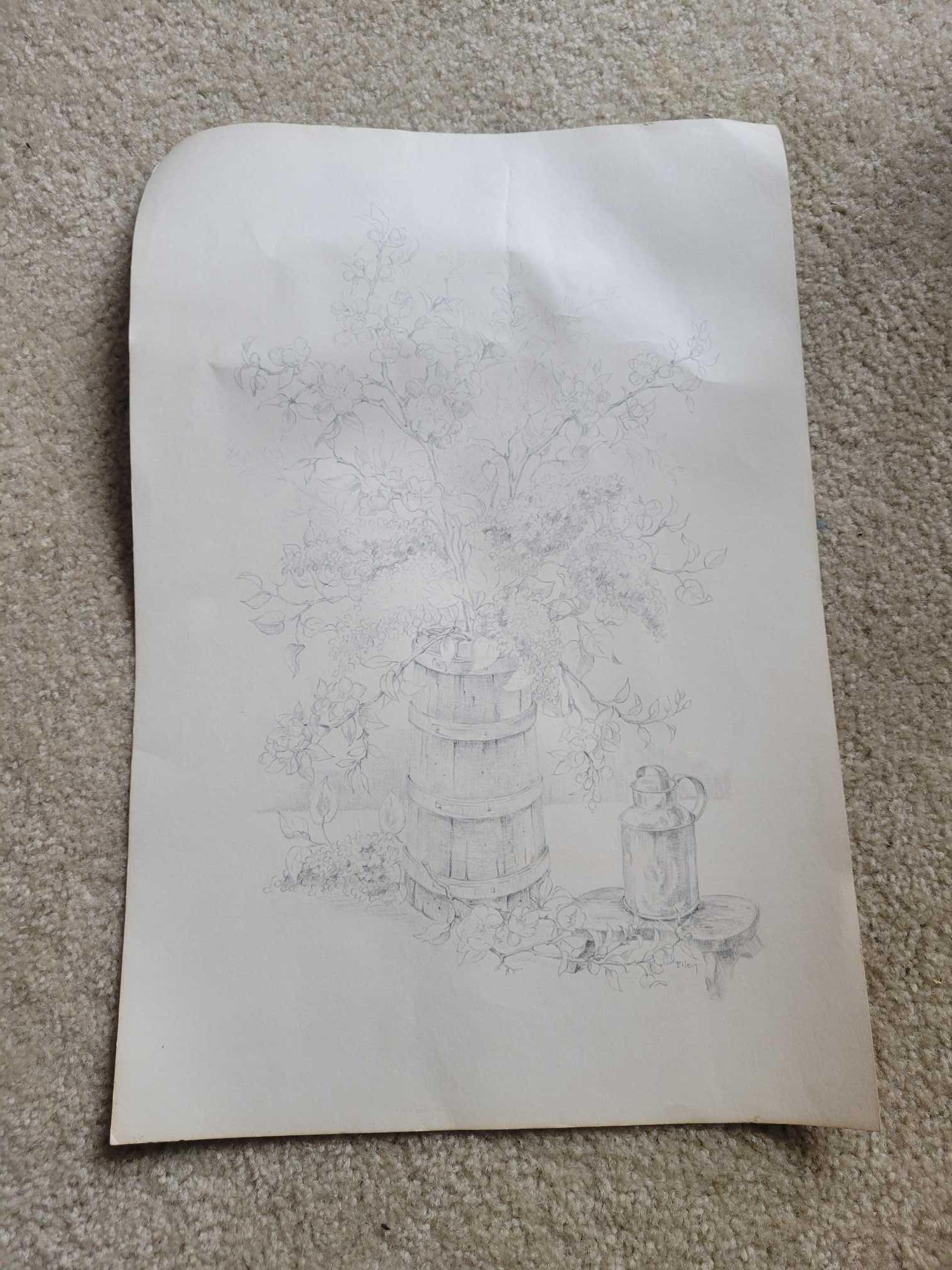 Antique Drawings $1 STS