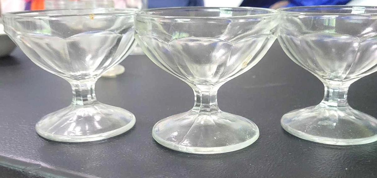 Vintage Glass Dessert Cups $1 STS