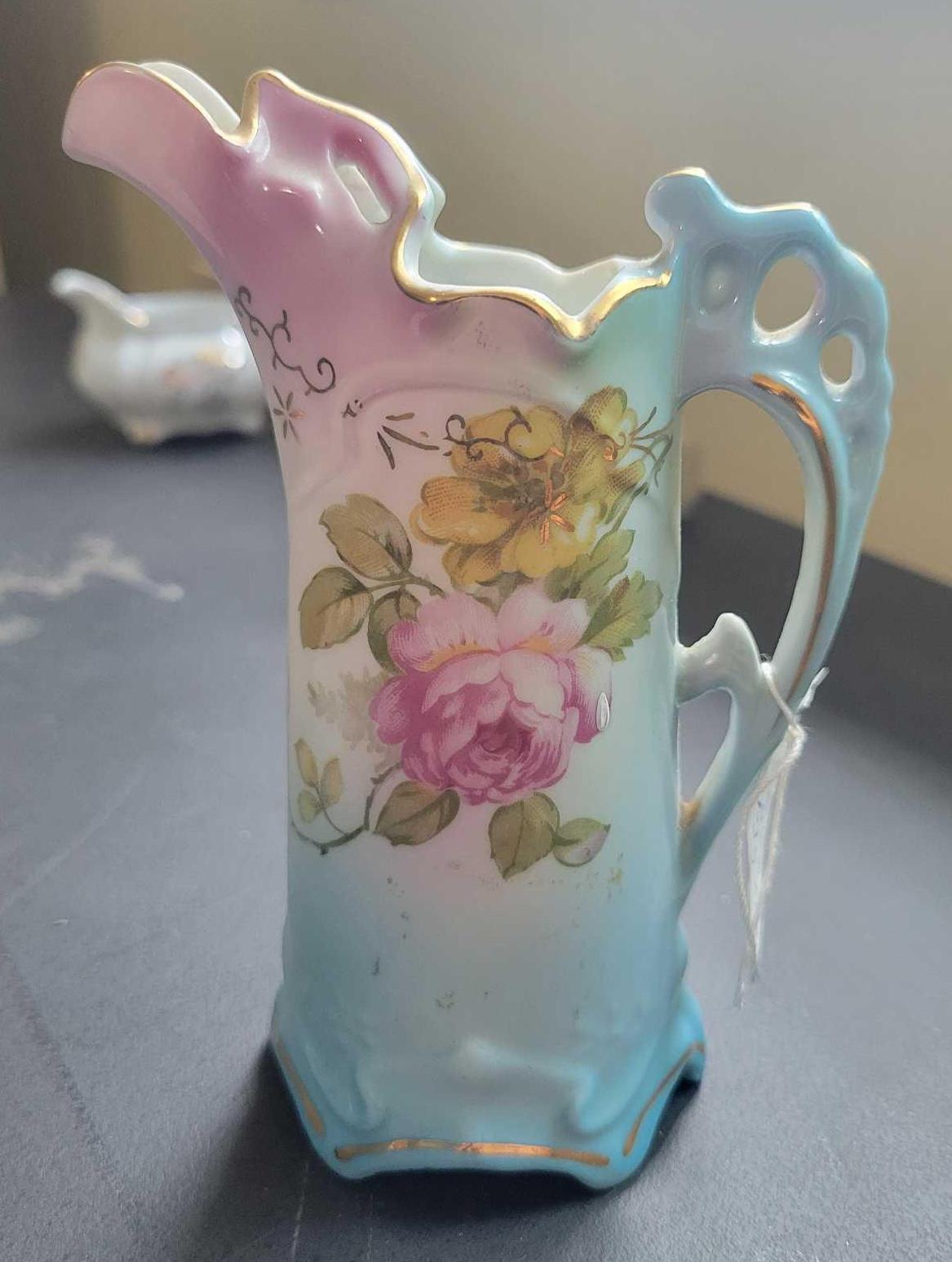 Floral Creamer Pitcher $1 STS