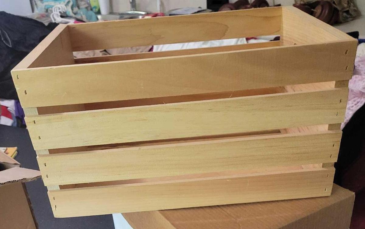 Two Wooden Storage Boxes $2 STS