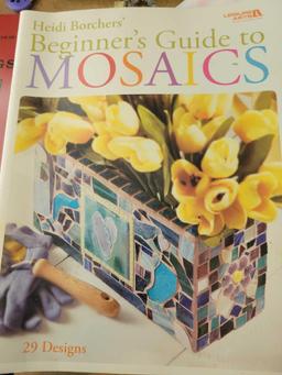 Books On Making Earrings and Beginners Guide to Mosaics. $ 1 STS