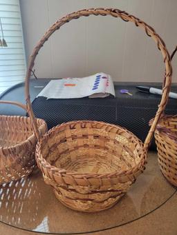 Three Small Baskets with Handles $1 STS
