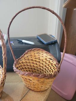 Three Small Baskets with Handles $1 STS