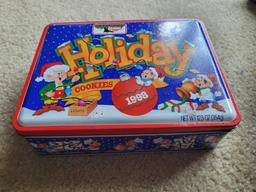 1998 Keebler Elves Holiday Tin Box $1 STS