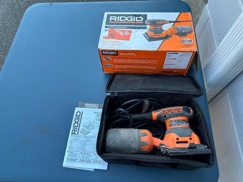 RIGID TOOLS- ( Unclaimed Freight, Overstock, Return Merchandise) Not Tested