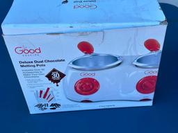 Good Cooking- Deluxe Dual Chocolate Melting Pots- ( Unclaimed Freight, Overstock, Return