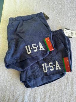 2 Pair USA Shorts Size Medium Retail $ 15 ea