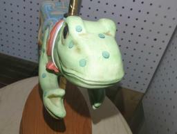 Frog Music Box from the Collection "The American Carousel" by Tobin Farley, 2nd Edition (809/9500),