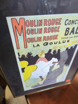 Moulin Rouge ? Toulouse Lautrec French Poster Measure Approximately 12 in x 16 in, Retail Price