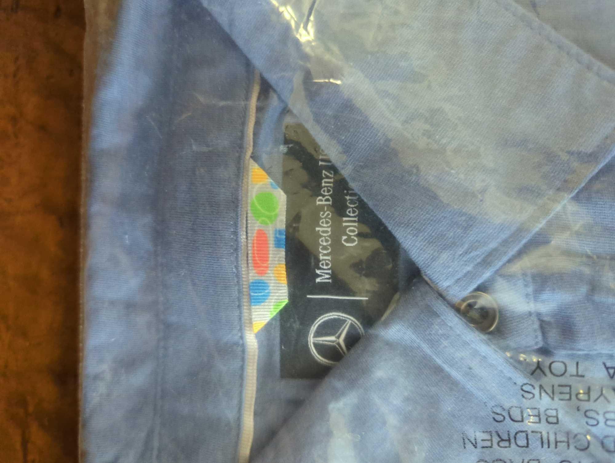 Mercedes Benz USA Collection Mens Shirt Size 2XL in Blue, New In Package.