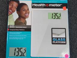Health O Meter Glass Weight Tracking Scale, Appears to be Used in Original Box What you see in