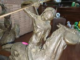 Old Dragoons, Finest US Lost Wax Bronze Sculpture By Frederic Remington Large Measure Approximately