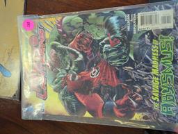 Lot of 2 Items To Include, Red Lanterns #12 DC New 52 Series "The Savage Madness Of Abysmus!" Still