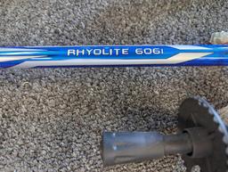 Mountainsmith Rhyolite 6061 Trekking Poles, and Outdoor Products blue trekking poles collapsible