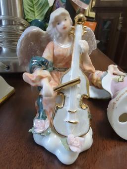 Lot of 2 angel figurines including: Heavenly Guardians from the Premier Collection and Angelic