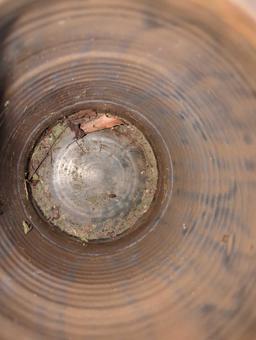 Antique 1870s Cobalt Blue Salt Glazed Decorated Stoneware Crock Jar, Comes as is shown in photos.