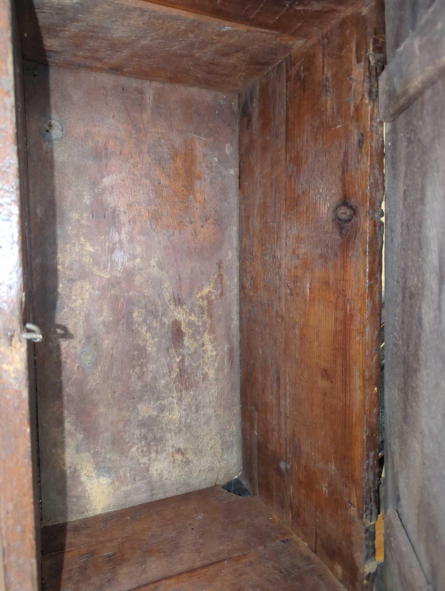 Old Style Chest, Appears to have Some Wear, Appears to have Hole on Back Right Bottom Corner,