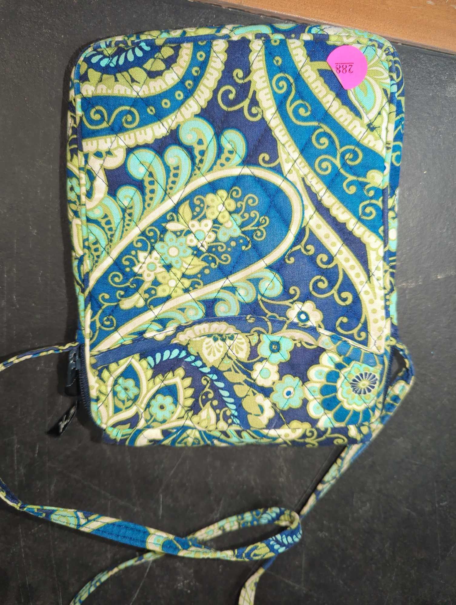 Vera Bradley 2011 Rhythm & Blues Crossbody Purse, Appears to be Used, What You See in the Photos is