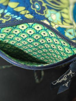 Vera Bradley 2011 Rhythm & Blues Crossbody Purse, Appears to be Used, What You See in the Photos is