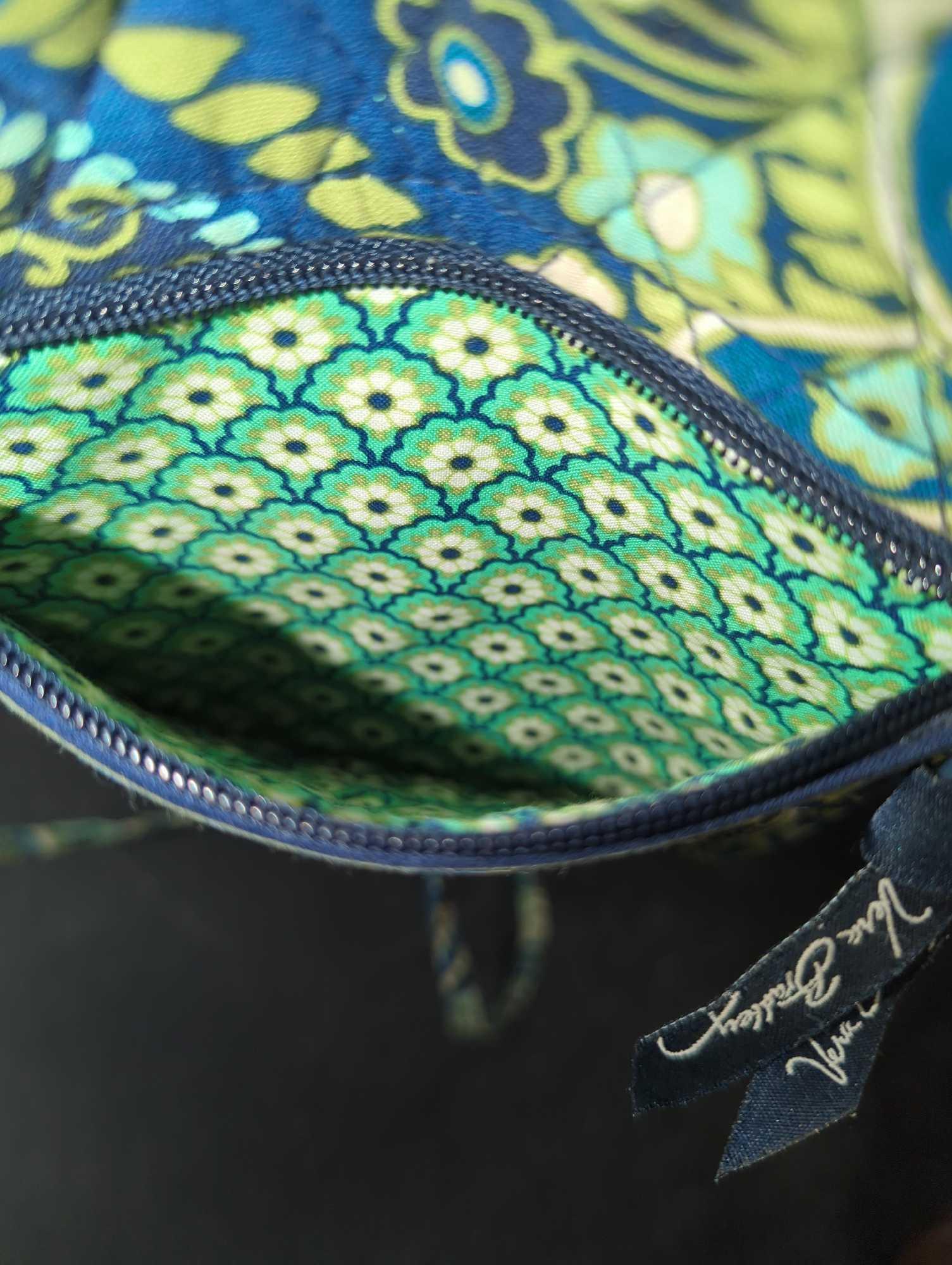 Vera Bradley 2011 Rhythm & Blues Crossbody Purse, Appears to be Used, What You See in the Photos is