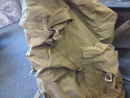 US WWII M1942 Metal Frame Mountain Troop Rucksack Pack, Retail Price (Used) $194, Appears to have