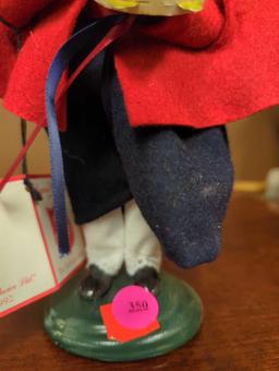 Byers Choice Caroler: Salvation Army: Girl with Tamborine 1992, Retail Price Value $65, What you see