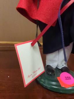 Byers Choice Caroler: Salvation Army: Girl with Tamborine 1992, Retail Price Value $65, What you see